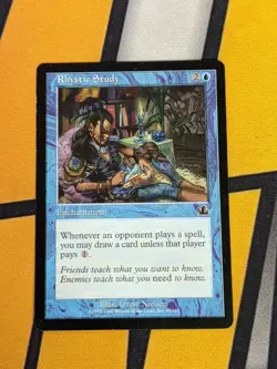 Rhystic Study Prophecy 2000 Near Mint Mtg Magic The Gathering Terese Nielsen - Image 1