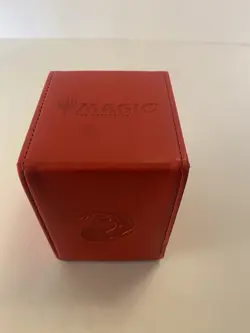 Ultra PRO Red Mountain Mana Alcove Deck Box - MTG Magic: The Gathering - HTF - Image 1