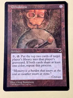 Magic: The Gathering Grindstone (Tempest) LP MTG - Image 1