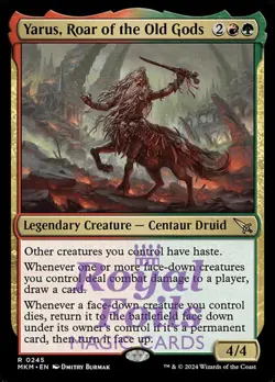 Yarus, Roar of the Old Gods 2x FOIL MTG Murders at Karlov Manor MKM Rare MINT - Image 1