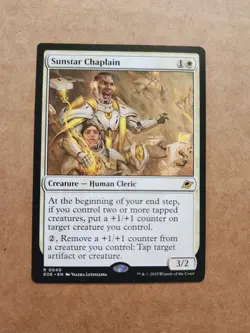 Sunstar Chaplain Edge of Eternities MTG Magic EOE #40 Combine Ship 1-10 $4.88 - Image 1