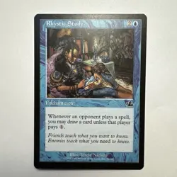 Rhystic Study - Prophecy - MTG Magic The Gathering - LP - Image 1