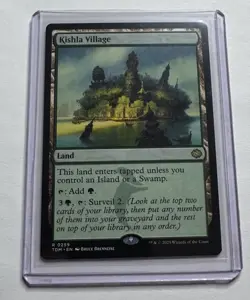 Kishla Village #259 Tarkir: Dragonstorm Rare Land MTG NM/M - Image 1