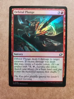 ORBITAL PLUNGE Edge of Eternities FOIL #149 EOE (MTG) Combine Ship 1-10 $4.88 - Image 1