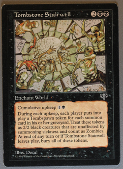 Tombstone Stairwell - MTG - Mirage - Magic: The Gathering - Image 1