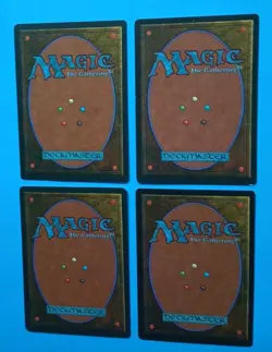 Magic the Gathering MTG Fourth (4TH) Editon DARK RITUAL X 4 LP/EX C 1995! - Image 3