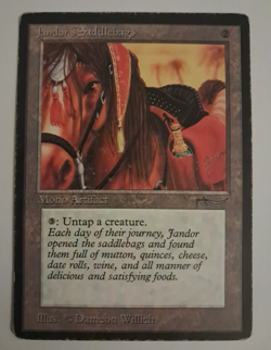 Jandor's Saddlebags HP Arabian Nights MTG Magic the Gathering - Image 1