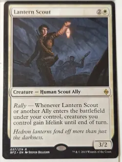 Lantern Scout - Battle for Zendikar - Magic the Gathering MTG Nice! - Image 1