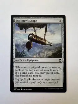Explorer's Scope - MTG Adventures In The Forgotten Realms: Commander - NM - Image 1