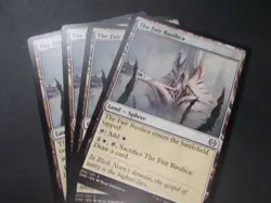 The Fair Basilica x4 MTG All Will Be One White Common Land NM - Image 1