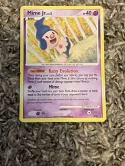 Mime Jr DP22 Black Star Promo Holo Nintendo 2008 Pokemon Card MP - Image 1