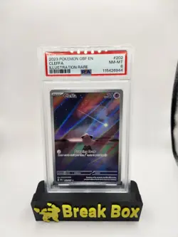 Pokemon Obsidian Flames Cleffa 202/197 Illustration Rare PSA 8 🔥📈 - Image 1
