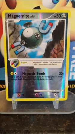 MAGNEMITE Lv. 15 Stormfront Series POKEMON Reverse Holo 2008 Trading Card 66/100 - Image 1