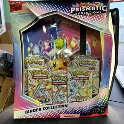 POKEMON Scarlet & Violet Prismatic Evolutions Binder Collection, Box Has Wear - Image 1