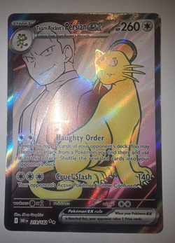 Team Rocket's Persian Ex 219/182 Ultra Rare (VLP) Destined Rivals - Pokemon TCG - Image 1