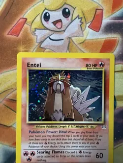 Pokemon Neo Revelation Holo Rare Entei (#244) 6/64 Near Mint NM Swirl - Image 2