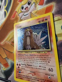 Pokemon Neo Revelation Holo Rare Entei (#244) 6/64 Near Mint NM Swirl - Image 5