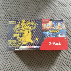 Pokemon Surging Sparks Elite Trainer Box Booster Bundle 2-Pack - Image 1