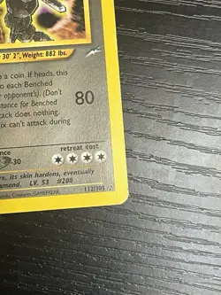 Pokemon TCG Shining Steelix 112/105 Neo Destiny Holo Vintage Secret Rare 2000 MP - Image 5