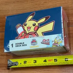 Pokemon World Championships Anaheim 2025 Pikachu Double Deck Box - Image 1