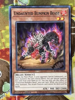Yugioh Undaunted Bumpkin Beast BODE-EN033 Single - Image 1