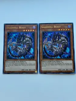 2x Shaddoll Beast Ultra Rare BLHR-EN083 Near Mint Yugioh - Image 1