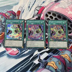 JUSH-EN025 Yummy☆Surprise x3 Super Rare 1st Ed YuGiOh Playset - Image 1