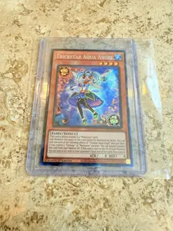 YUGIOH TRICKSTAR AQUA ANGEL MZTM-EN026 1ST COLLECTORS RARE (NM) - Image 1