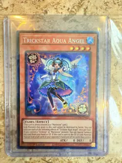 YUGIOH TRICKSTAR AQUA ANGEL MZTM-EN026 1ST COLLECTORS RARE (NM) - Image 2
