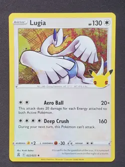 2021 Pokemon - Celebrations - Lugia Holo #22 - NM-EX - Image 1