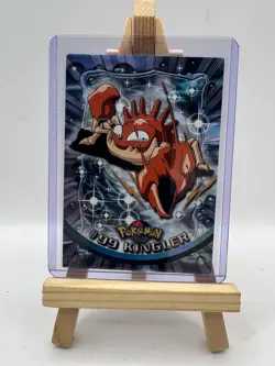 Kingler #99 Topps TV Animation Edition Blue Logo Non Holo Pokemon Card - LP - Image 1