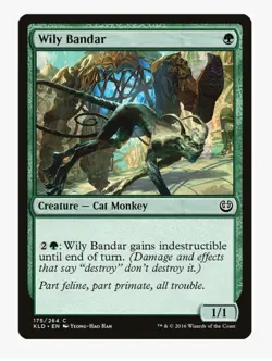 Wily Bandar #175 Kaladesh (KLD) Magic Card in Protective Sleeve - Image 1