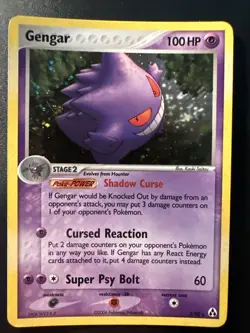 Pokemon Card - Gengar - Ex Legend Maker - Holo Rare - 5/92 - NM-LP - Image 1