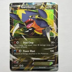Pokemon TCG Garchomp EX Black Star Promo XY09 Ultra Holo Promo Card HP / DMG - Image 1