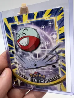 Electrode #101 Topps TV Animation Edition Blue Logo Non Holo Pokemon Card - LP - Image 3