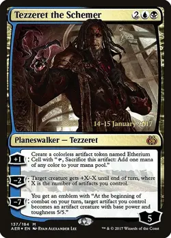Tezzeret the Schemer - Aether Revolt Promos | Foil | MTG Card - Image 1