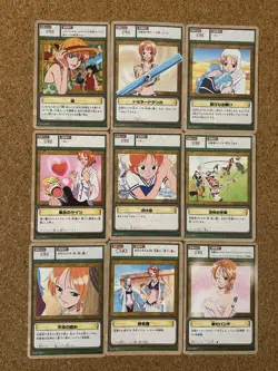 one piece carddass hyper battle nami 9sets 2002 anime card - Image 1