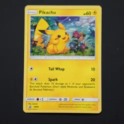 Pikachu SM86 Black Star Promo Holo Pokemon Card - Image 1
