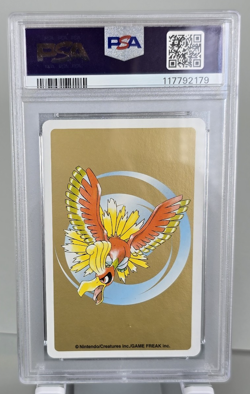 2000 Japanese Pokemon Gengar 8 Diamonds #094 Gold Playing Card PSA 10 Gem Mint - Image 2
