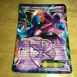 2013 Pokemon Deoxys EX Holographic Holo Jumbo Team Plasma Card #53/116 - Image 1