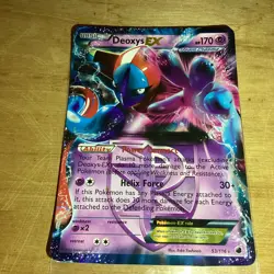 2013 Pokemon Deoxys EX Holographic Holo Jumbo Team Plasma Card #53/116 - Image 2