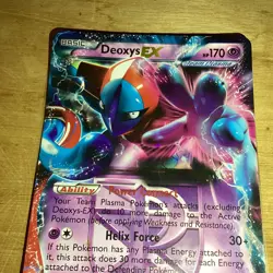2013 Pokemon Deoxys EX Holographic Holo Jumbo Team Plasma Card #53/116 - Image 3