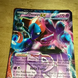 2013 Pokemon Deoxys EX Holographic Holo Jumbo Team Plasma Card #53/116 - Image 4