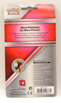 Pokemon 2019 Team Up - Sun And Moon Blister - (2) 3 Card Mini Booster Pack Coin - Image 2