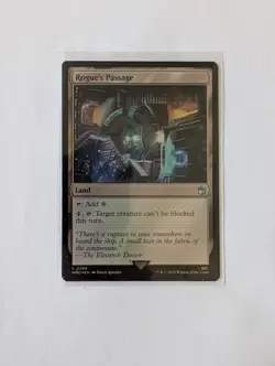 MtG Rogue's Passage Foil Doctor Who Magic U 0299 Gathering - Image 1