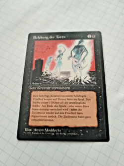 MTG Animate Dead (Belebung der Toten) German FBB Regular Uncommon - Uncirculated - Image 2