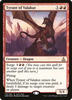 Tyrant of Valakut - Oath of the Gatewatch Promos | Foil | MTG Card - Image 1