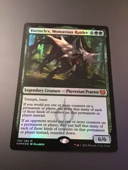 MTG Kaldheim #199 Vorinclex, Monstrous Raider Foil LP - Image 1