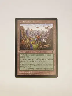 MTG Magic the Gathering - Griffin Canyon (Visions) NM! - Image 1