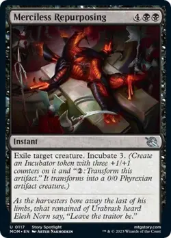 Merciless Repurposing - Near Mint MTG March of the Machine - Image 1